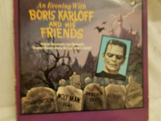 An Evening With Boris Karloff And His Friends - Vintage Vinyl Soundtrack