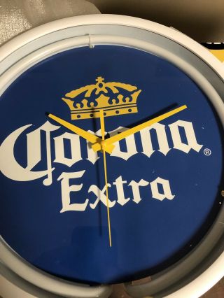 Corona Beer Neon Light Up Clock