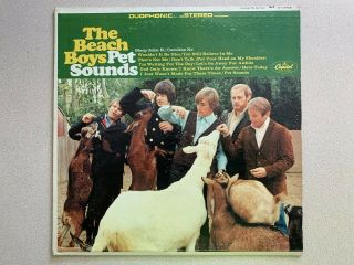 1966 Duophonic The Beach Boys Pet Sounds Dt 2458 Lp Vinyl Nm Surf Rock