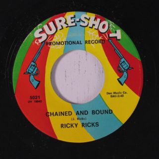 Ricky Ricks: Chained And Bound / Why Did I 45 (dj) Soul
