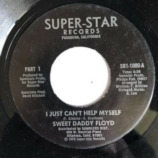 Rare Disco Soul Funk - Star 45 Sweet Daddy Floyd - Just Can 