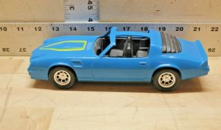 Vintage Testor Toys Blue Chevrolet T - Top Camaro Z28 Plastic Toy