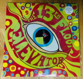 13th Floor Elevators Psychedelic Sounds Picture Disc,  Poster 1992 Decal Nm