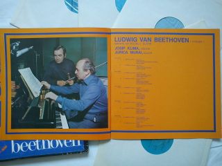 BEETHOVEN - SONATAS FOR VIOLIN AND PIANO,  KLIMA,  MURAI,  YUGOSLAVIAN 5xLP BOX 3