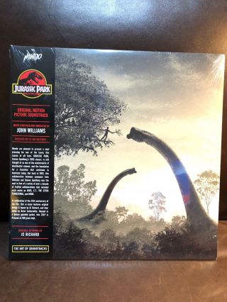 Mondo Jurassic Park 25th Anniversary 180g Vinyl Black,  Red,  And Yellow Swirl Ltd