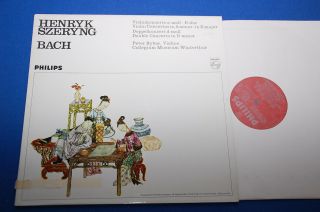 Szeryng Bach Violin Concertos Bwv 1041,  1042,  1043 Dutch Philips Stereo 70s Nm