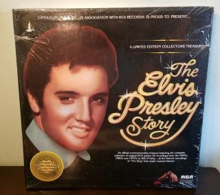 Elvis Presley ‎– The Elvis Presley Story 5xlp Vinyl Box Set Rca