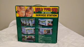 BP Model Service Station Build Your Own Work Shop Car Wash Edition NIB 3