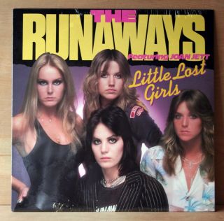 1987 Rhino The Runaways Vinyl Album Little Lost Girls Lp Ex,