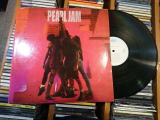 Pearl Jam ‎– Ten Vinyl Lp 1991 Greece Rare