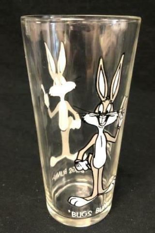 1973 Vintage Pepsi Collector Series Looney Toons Bugs Bunny & Porky Pig Glass 3