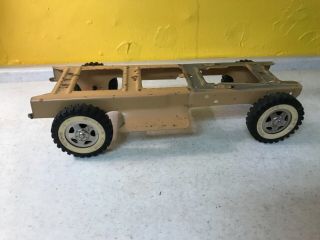 Vintage Tonka 1960 Stake Bed Truck Frame Only Tan