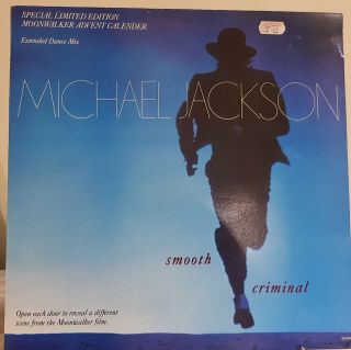 Michael Jackson ‎smooth Criminal 12 " Christmas Advent Calendar Moonwalker 6531706