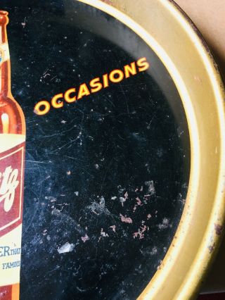 Vintage Schlitz beer serving tray 13 
