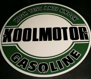 Koolmotor Gas Oil Gasoline Sign