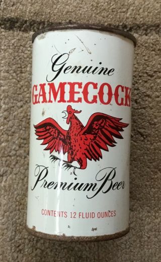 Old Gamecock Premium Beer Can Cumberland Md Brewing Advertising