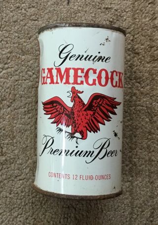 Old Gamecock Premium Beer Can Cumberland MD Brewing Advertising 3