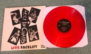 Alice In Chains Vinyl Album Lp Live Facelift Red Rare
