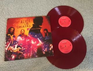 Alice In Chains Mtv Unplugged Red Vinyl Double Record Never Played