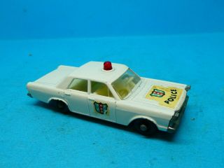c1960s MATCHBOX Lesney POLICE CAR Diecast Toy Model Vehicle No 55 3
