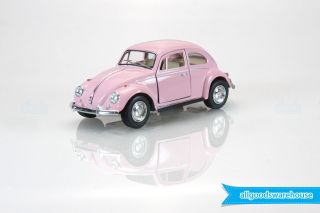 1967 Volkswagen Classical Beetle 1:32 Scale 5 " Die Cast Hobby Pink Model Car