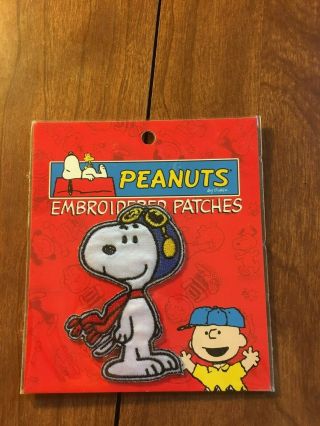 6 Peanuts Snoopy Embroidered Patches 5