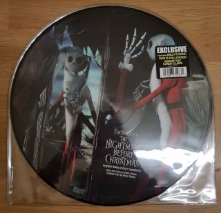 Tim Burton Nightmare Before Christmas Danny Elfman 2xvinyl Picture Disc Lp