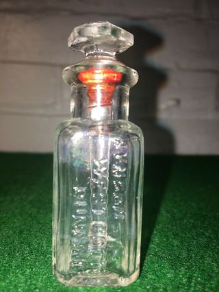 Vintage Advertising Mercurochrome Bottle Hynson Westcott Dunning W/stopper