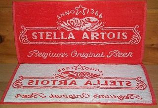 Stella Artois Belgian Woven Bar Golf Towel