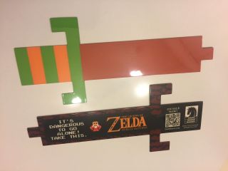 (1) The Legend Of Zelda (ocarina/skyward) - Rare Promo Hyrule Historia Bookmark