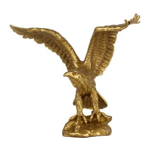 Small Brass Statue Eagle/hawk Figure Figurine