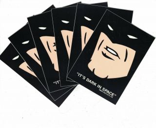 Space Ghost Coast To Coast Stickers Licensed Cartoon Network (1990s) Six Pack
