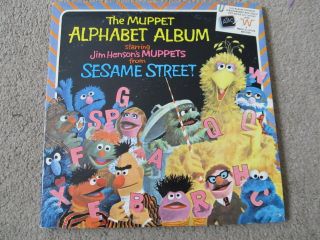 1971 Sesame Street Lp " The Muppet Alphabet Album " / Cc 25503
