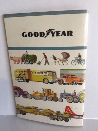 VINTAGE 1956 GOODYEAR TIRE CO.  PUBLIC INFORMATION BOOK.  