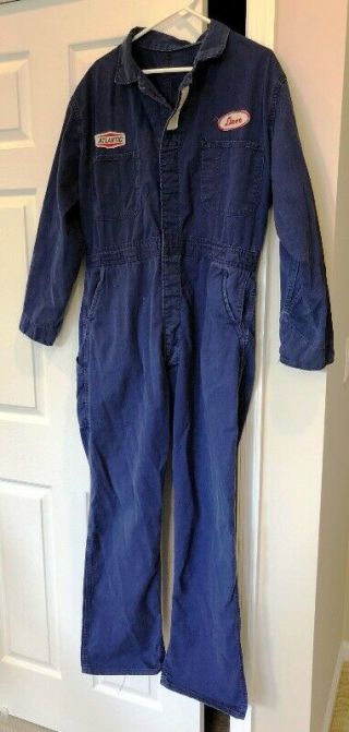 Vintage Gas & Oil Collectible Work Coveralls Atlantic Richfield 50,  Yrs Old