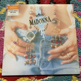 Madonna Like A Prayer Sainsburys Limited Edition Color Red Vinyl Lp