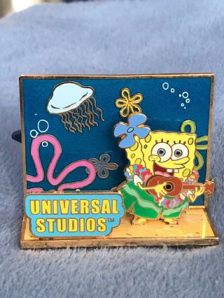 Universal Studios 2009 Spongebob Squarepants Collectible 3d Trading Pin (373)