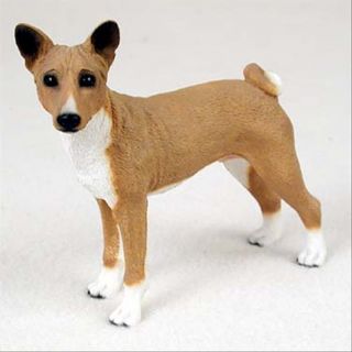Basenji Dog Hand Painted Collectable Figurine Statue