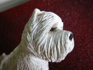 Sandicast West Highland White Terrier Dog Figurine Sandra Brue 1990 Made In Usa