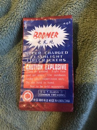 Firecracker Boomer Label
