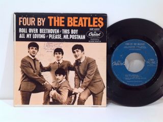 The Beatles - Four By The Beatles - 1964 Capitol Eap 1 - 2121 Picture Sleeve