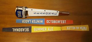 Samuel Sam Adams Seasonal Beer Tap Handle Cold Snap Summer Winter Octoberfest