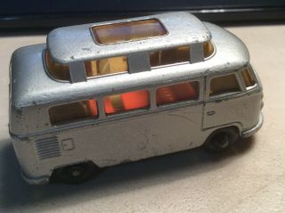 Vintage Lesney Matchbox No 34 Volkswagen Camper Van Diecast Car Toy