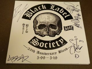 Black Label Society Sonic Brew 20th Anniversary 2lp Picture Disc " Signed "