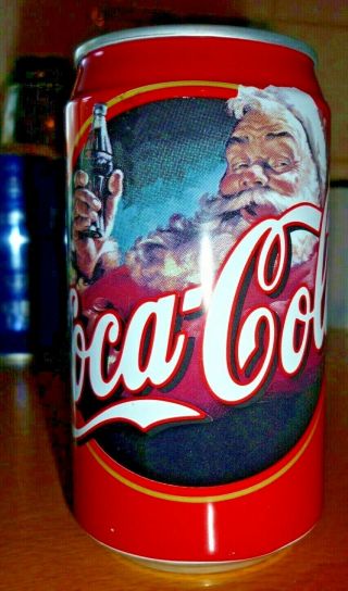 Collectable Coca Cola Cans: Santa Claus 355ml Coca Cola Can (tahiti - 1999)