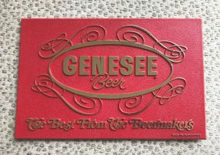 Vintage Genesee Beer - Brewing Co Advertising Sign Rochester Ny York