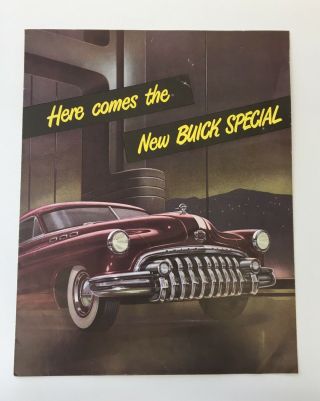 Here Comes The Buick Special - Color Dealer Brochure Pamphlet