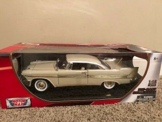 Motor Max Diecast Model Car - 1958 Plymouth Fury - 1:18 Scale