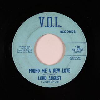 Northern Soul 45 - Lord August - Found Me A Love - V.  O.  L.  - Mp3