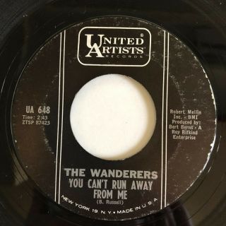 Northern Soul 45 - The Wanderers - You Can 
